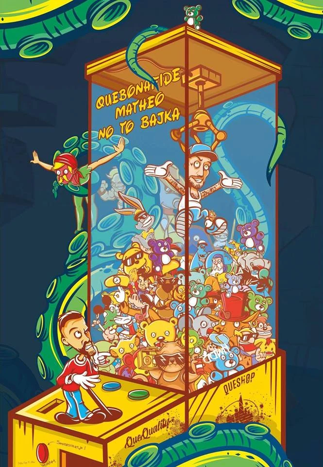 Okładka płyty "No to bajka" Quebonafide i Matheo Okładka płyty "No to bajka" Quebonafide i Matheo