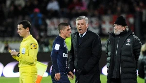 Carlo Ancelotti i Marco Verratti z czasów, gdy włoski trener prowadził PSG