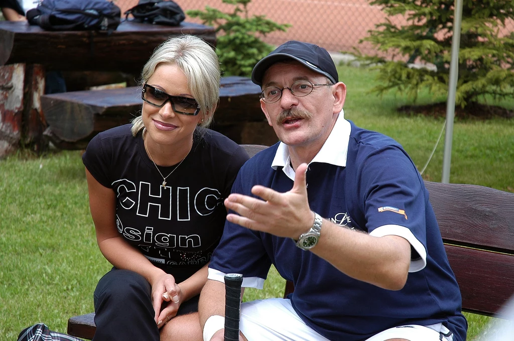 Marcin Daniec z żoną Dominiką 
