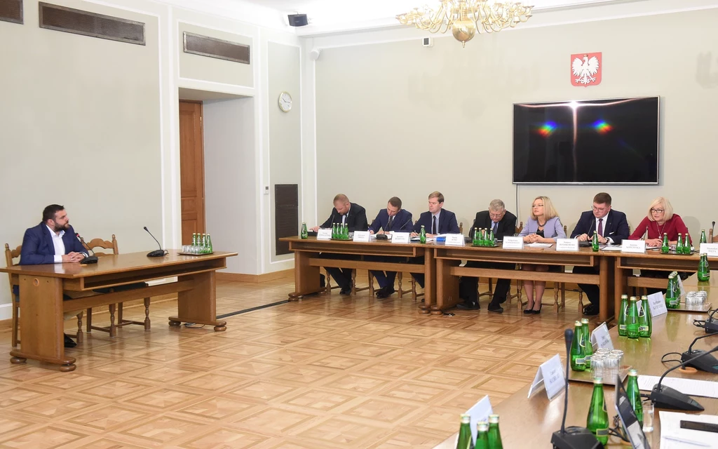 Krzysztof Kuśmierczyk przed komisją śledczą Krzysztof Kuśmierczyk przed komisją śledczą