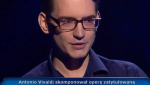 Wojciech Zaręba i pytanie za 75 tys. zł w "Milionerach"