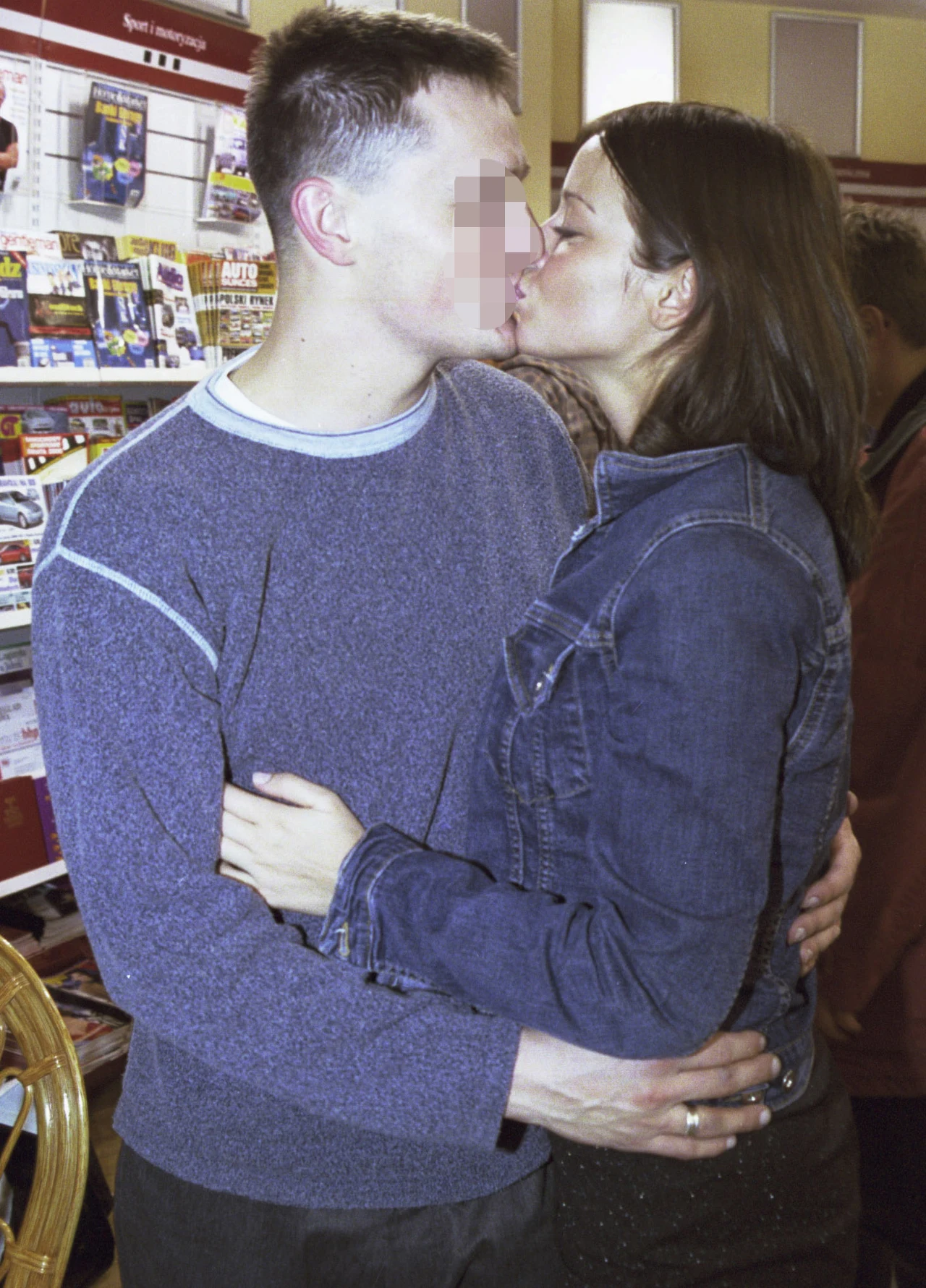 Anna Przybylska z byłym mężem Dominikiem