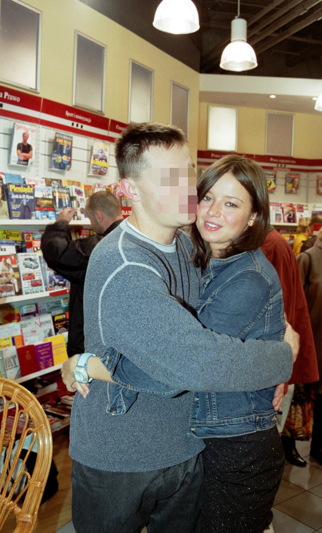 Anna Przybylska z byłym mężem Dominikiem