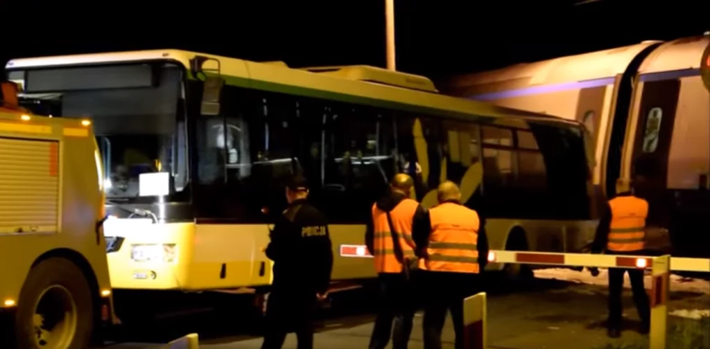Miejsce, w którym doszło do zderzenia Miejsce, w którym doszło do zderzenia