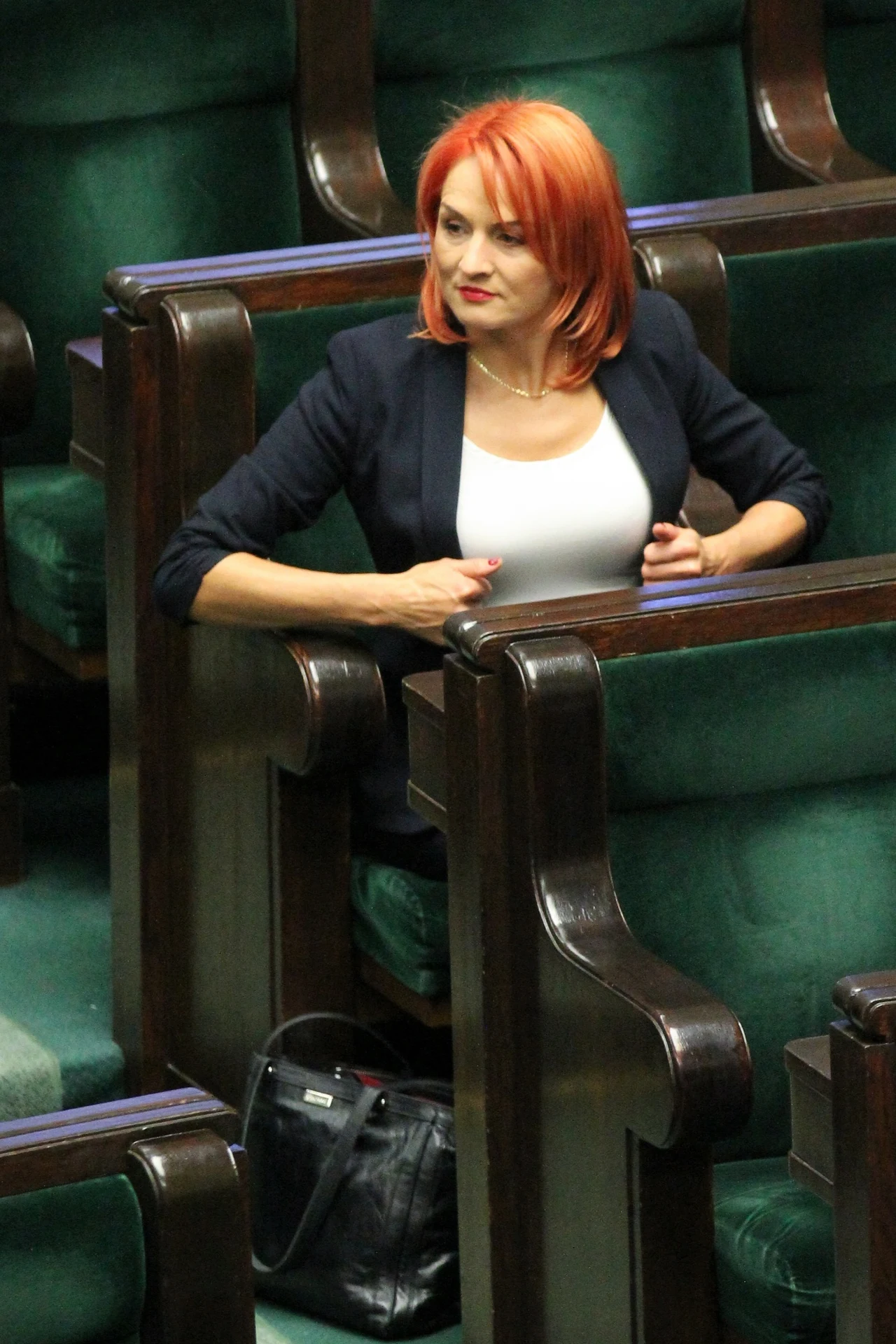 Bernadeta Krynicka to posłanka, której trudno nie zauważyć