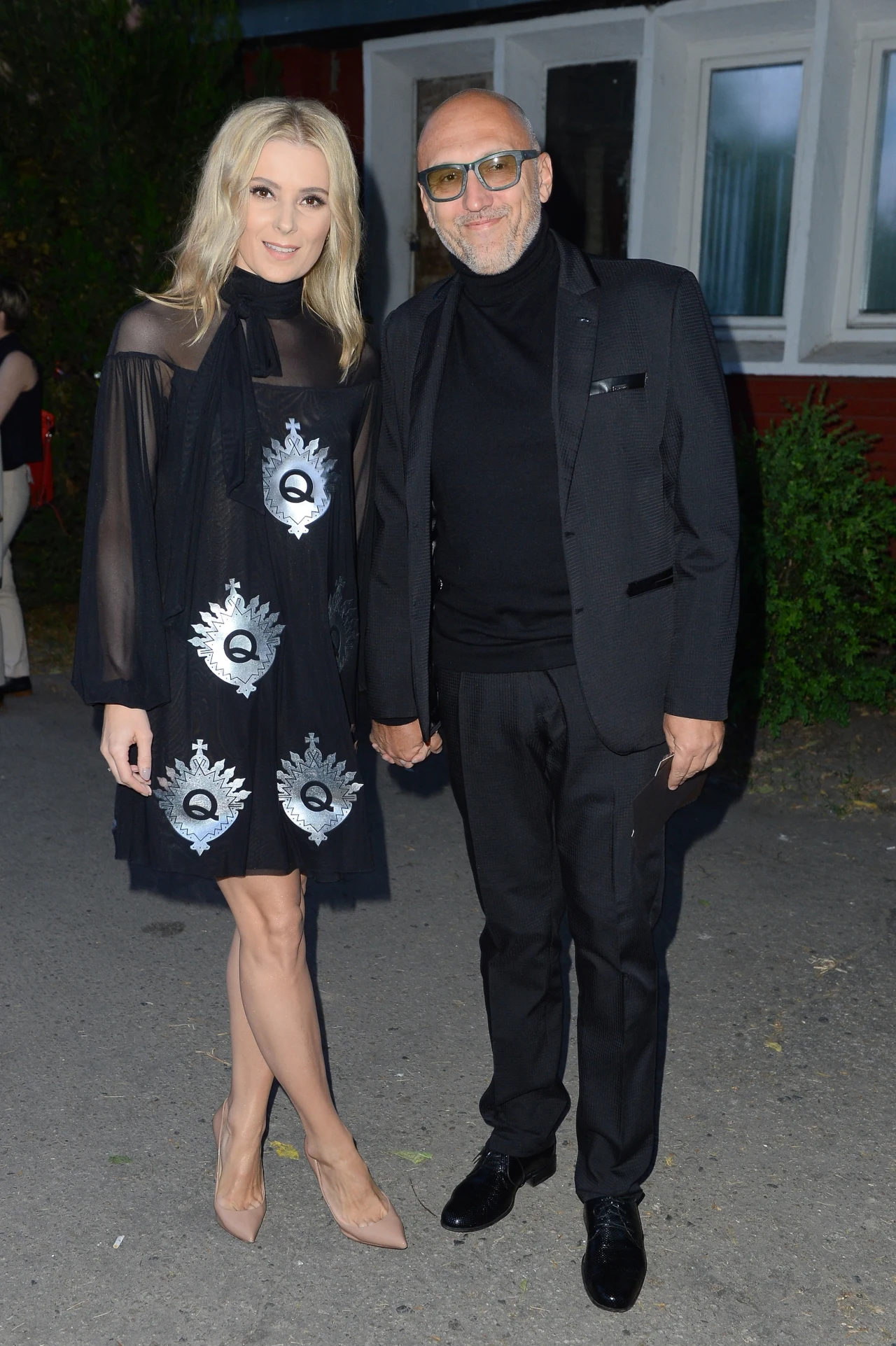 Halina Mlynkova z mężem Leszkiem Wronką Halina Mlynkova z mężem Leszkiem Wronką