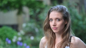 Ina Sobala na planie "M jak miłość"