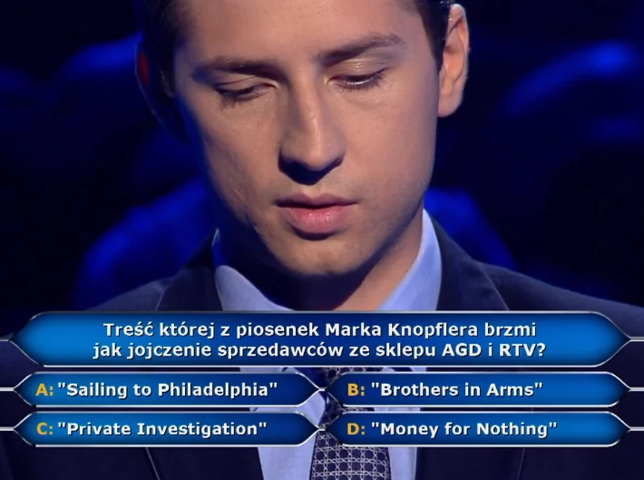 Michał Hajdo w "Milionerach" i jego pytanie za 20 tys. zł Michał Hajdo w "Milionerach" i jego pytanie za 20 tys. zł