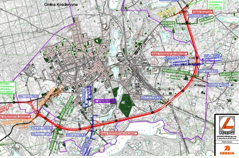 Obwodnica Kościerzyny w ciągu drogi krajowej nr 20