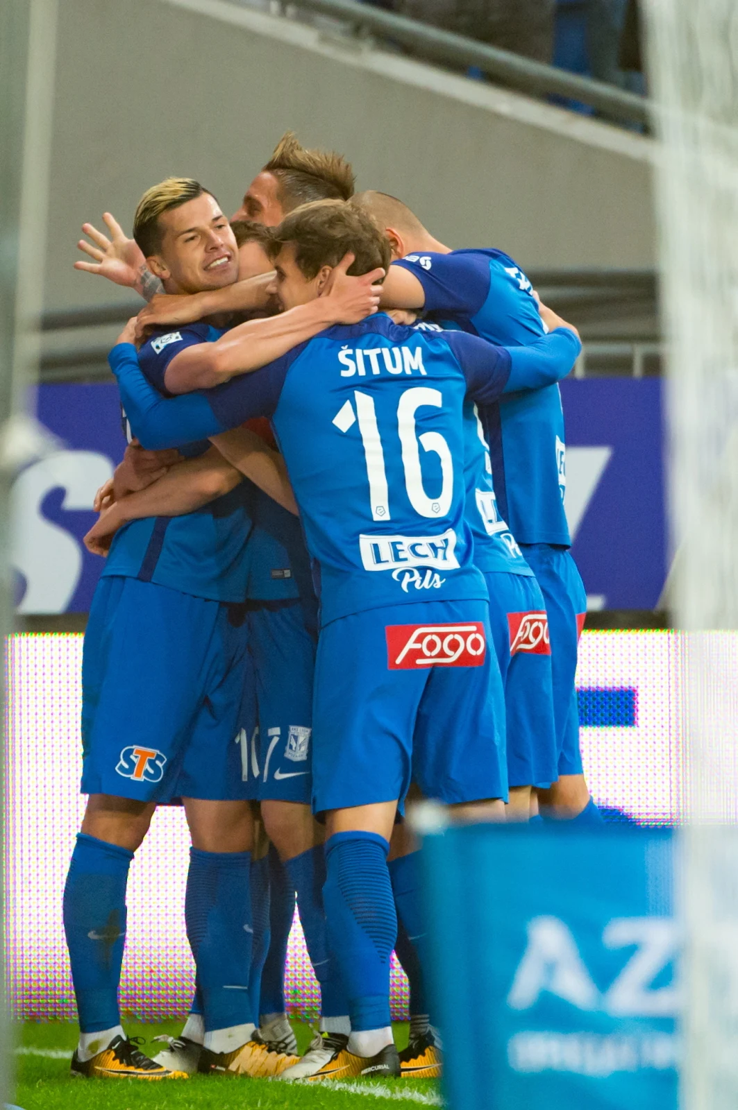 Radość piłkarzy Lecha