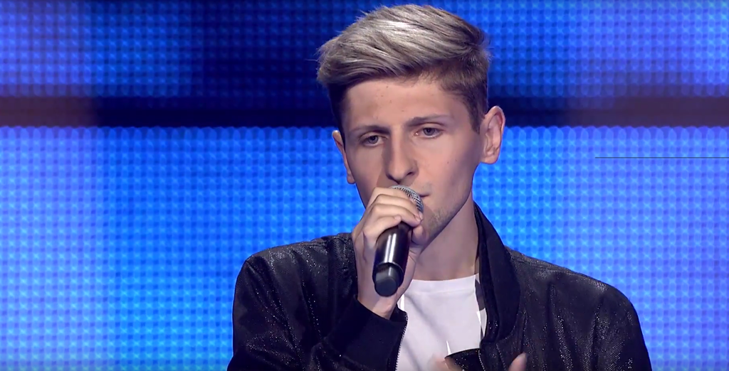 Kacper Gołda w "The Voice of Poland"