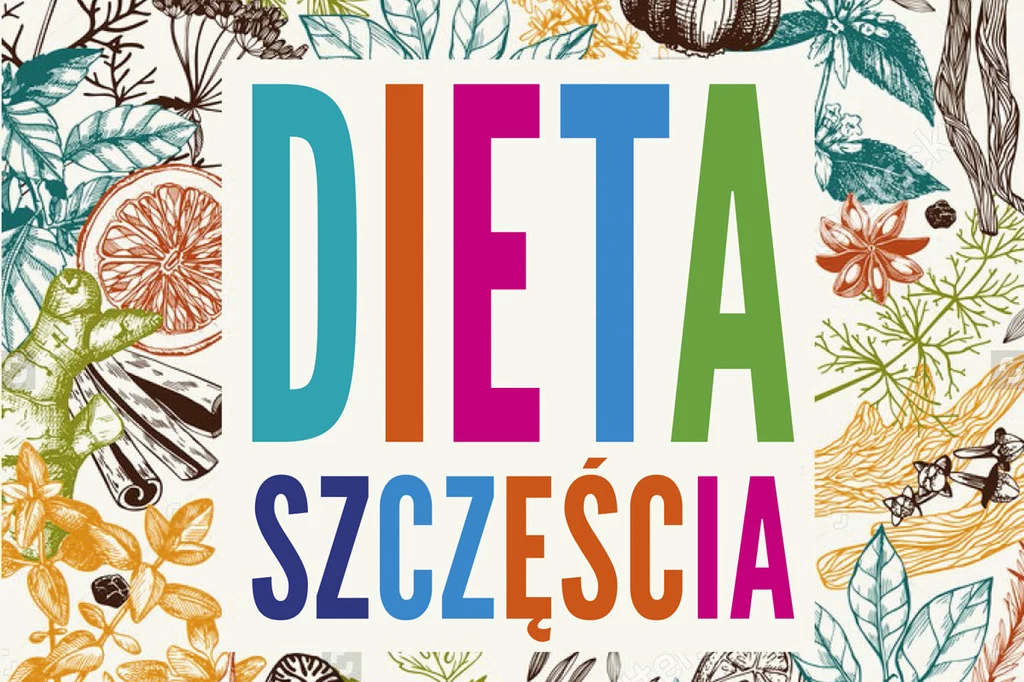 Okładka książki "Dieta szczęścia"