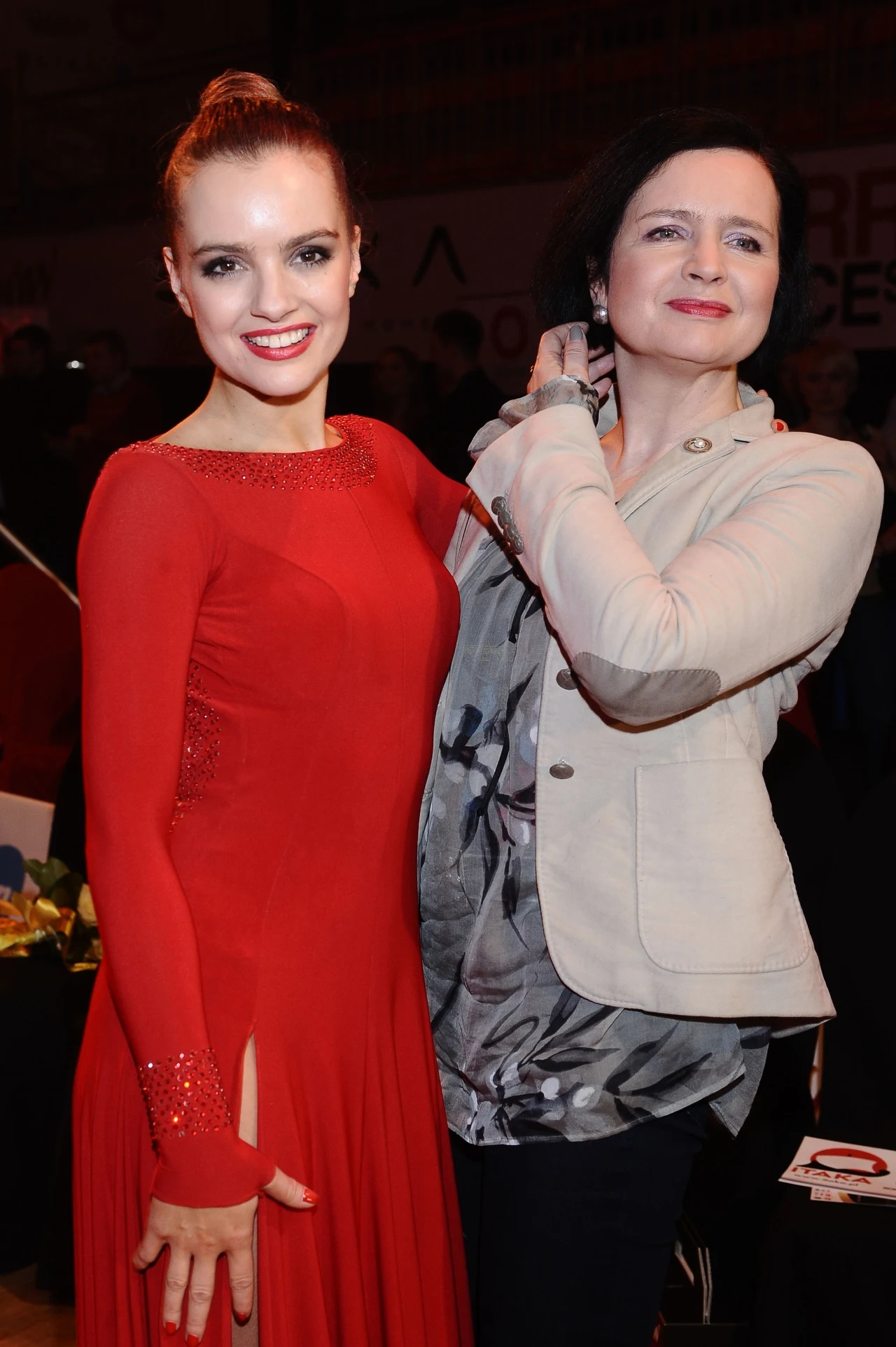 Maria Niklińska z mamą, Jolantą Fajkowską Maria Niklińska z mamą, Jolantą Fajkowską