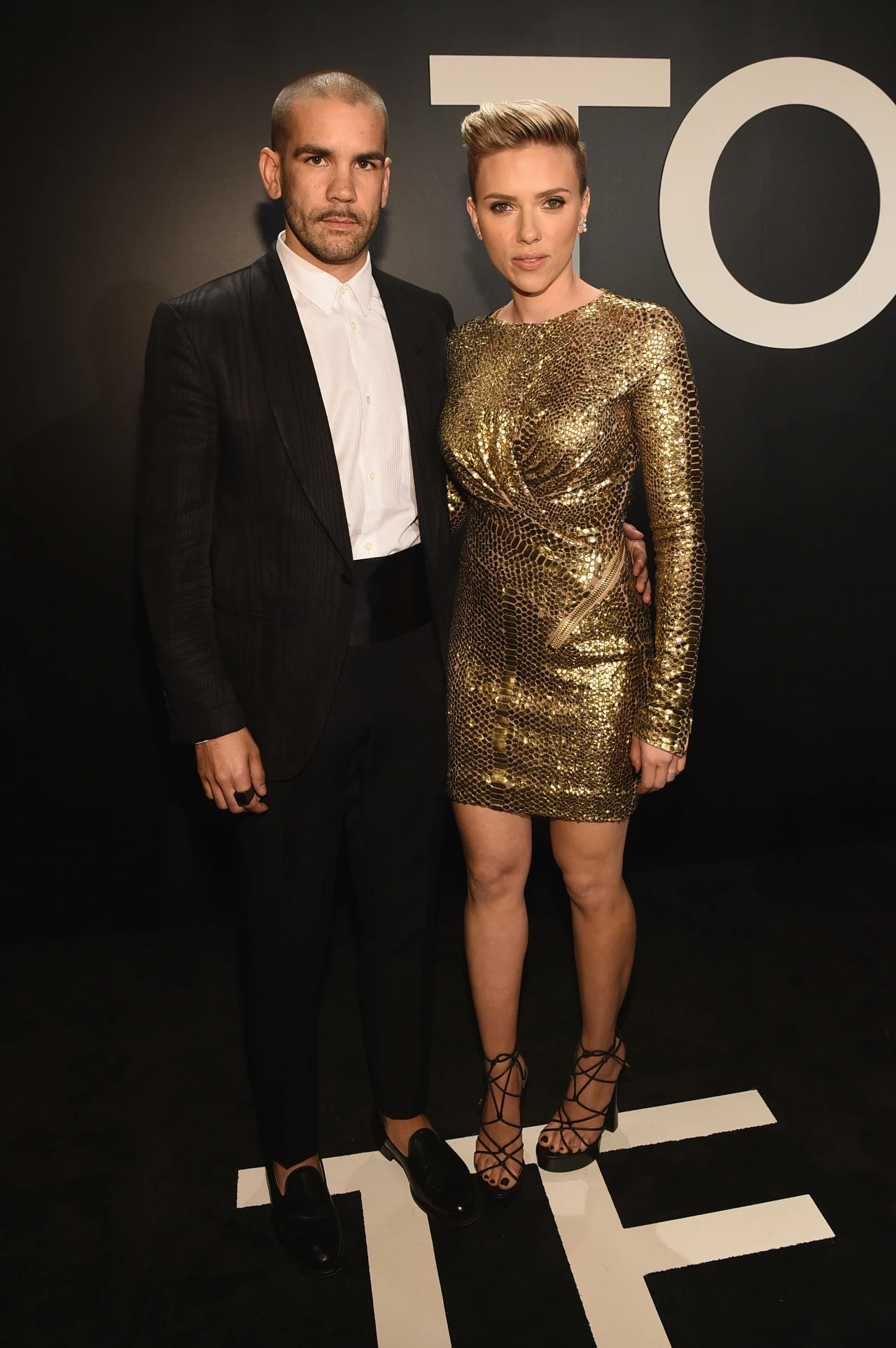 Aktorka z byłym mężem, Romainem Dauriacem