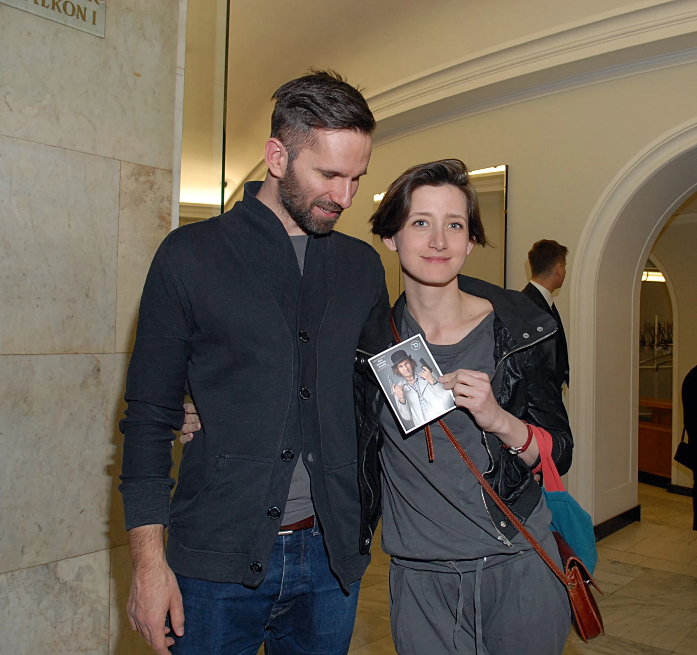 Aktor z byłą partnerką i matką swoich dzieci, Moniką Aktor z byłą partnerką i matką swoich dzieci, Moniką