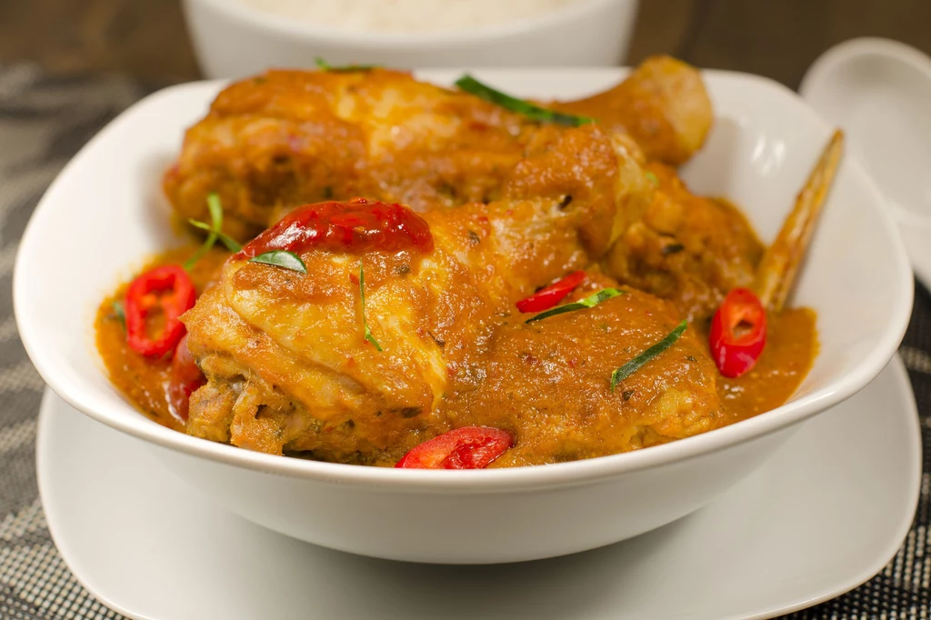 Zapiekanka z kurczakiem i curry