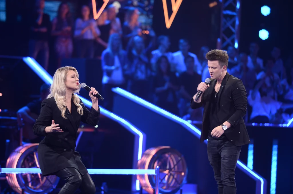 Magdalena Janicka i Łukasz Stojko w "The Voice of Poland" Magdalena Janicka i Łukasz Stojko w "The Voice of Poland"