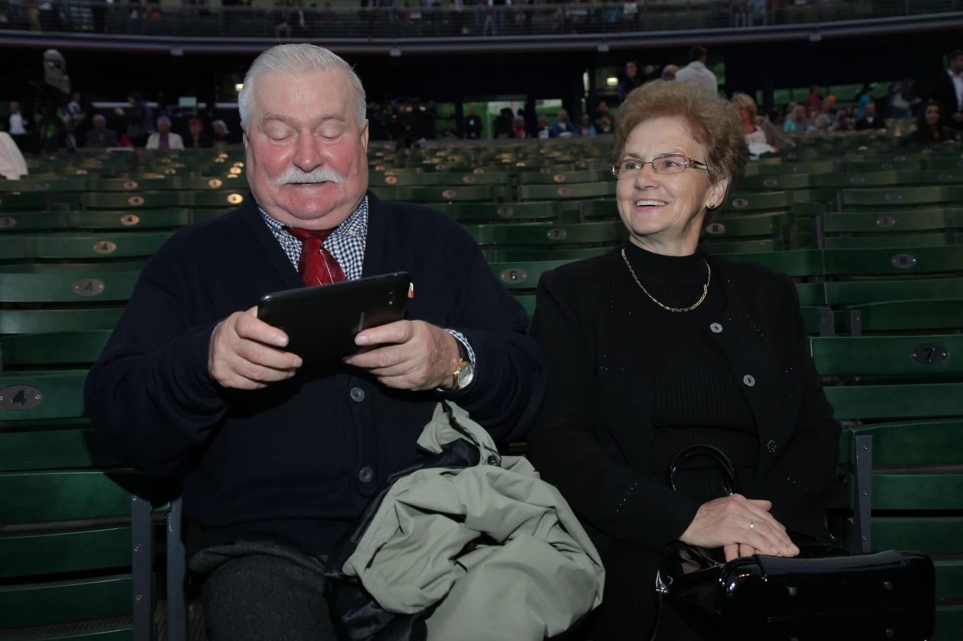Lech Wałęsa z żoną Danutą Lech Wałęsa z żoną Danutą