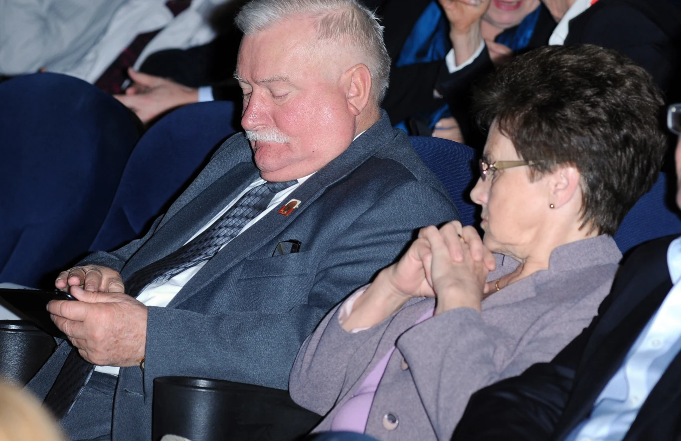 Lech Wałęsa z żoną Danutą Lech Wałęsa z żoną Danutą