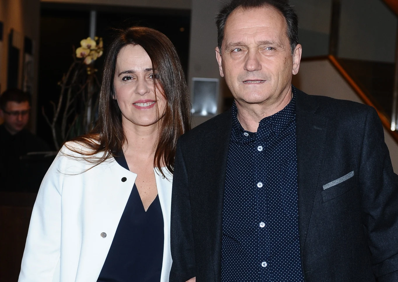 Wojciech Wysocki z żoną Wojciech Wysocki z żoną