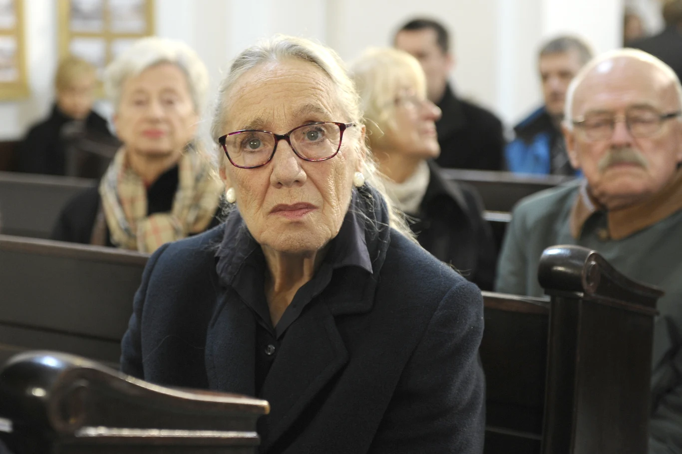 Wiesława Michnikowskiego żegnała rodzina, przyjaciele oraz artyści, między innymi Maja Komorowska.