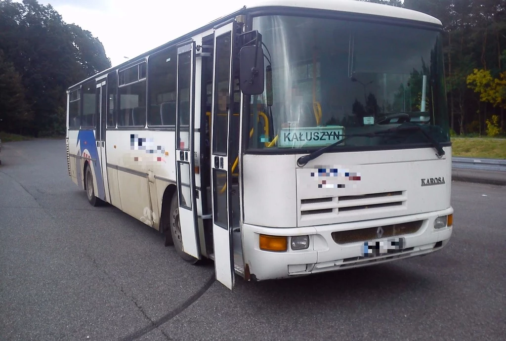 Kierowca autobusu miał 2,4 promile alkoholu