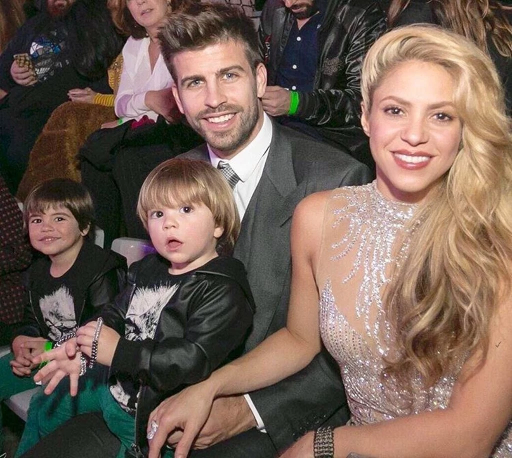 Shakira i Pique z dziećmi