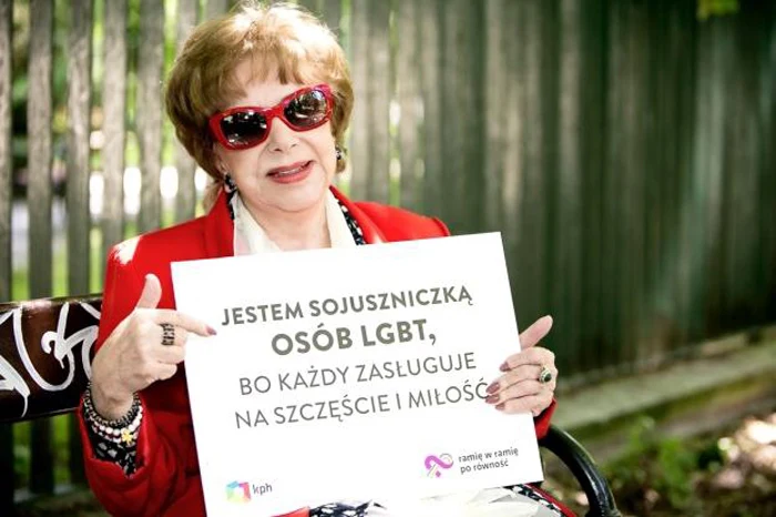 Zofia Czerwińska wspiera akcję Zofia Czerwińska wspiera akcję