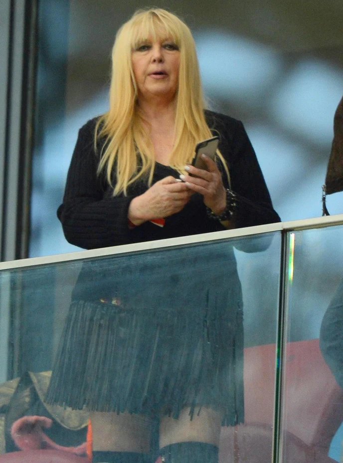 Maryla Rodowicz na meczu Polska-Czarnogóra Maryla Rodowicz na meczu Polska-Czarnogóra