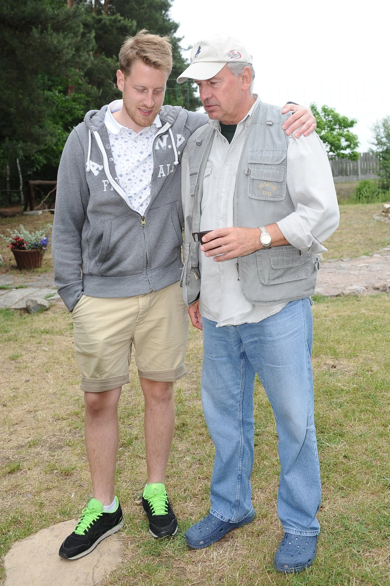 Tomasz Stockinger z synem Tomasz Stockinger z synem