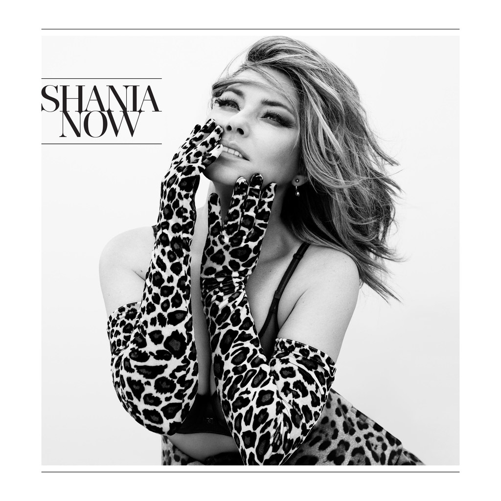 Shania Twain na okładce płyty "Now"