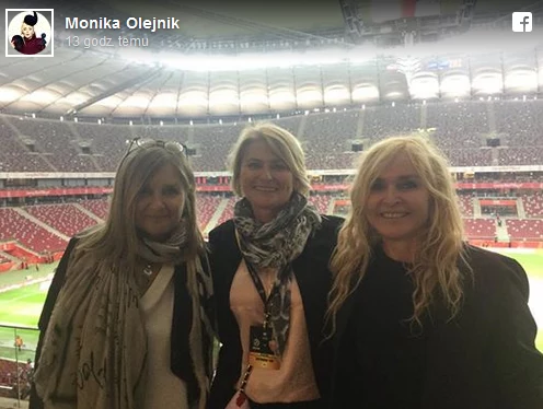 Monika Olejnik podziękowała żonom Nawałki i Bońka na Facebooku