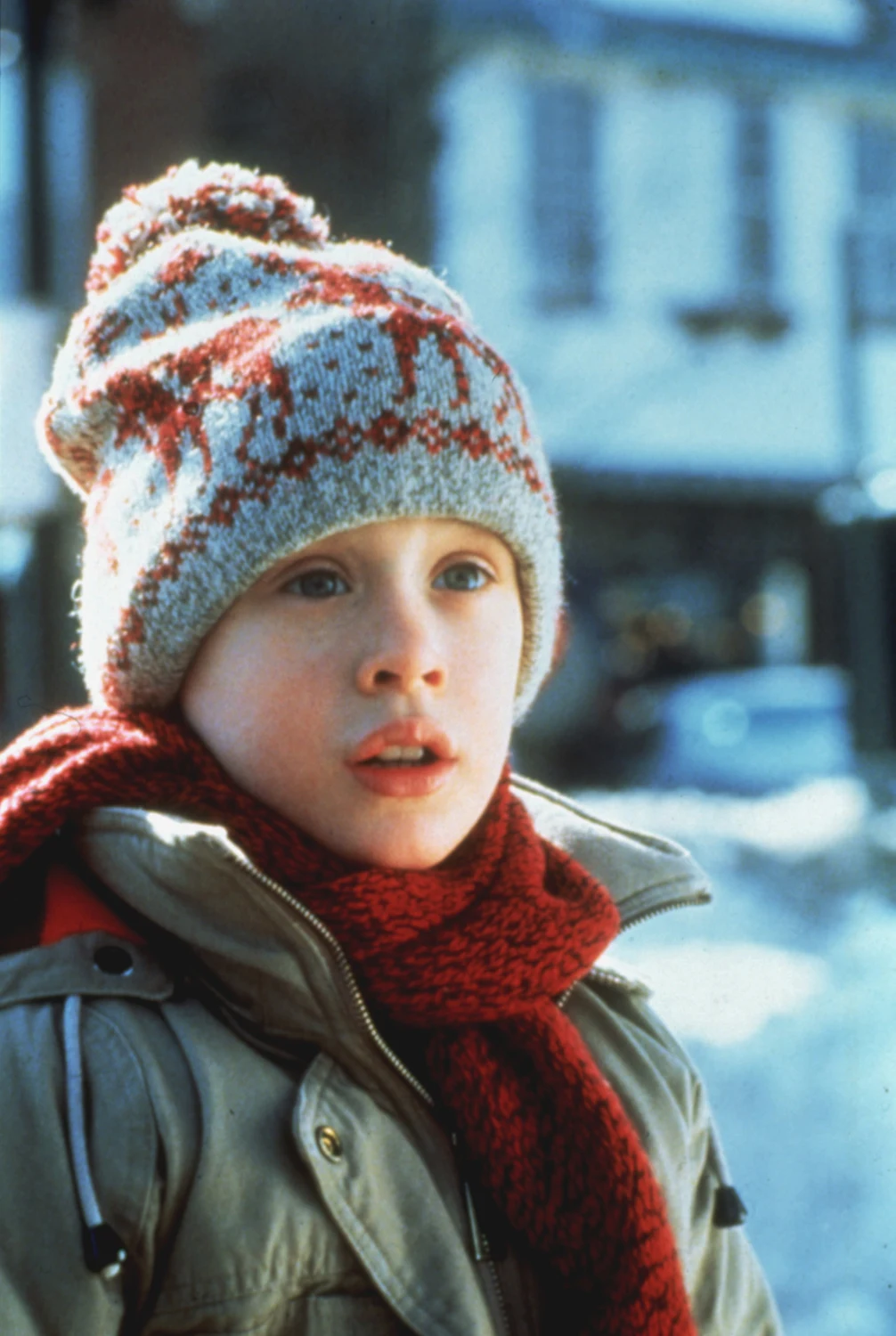 Macaulay Culkin jako Kevin w filmie "Kevin sam w domu" 