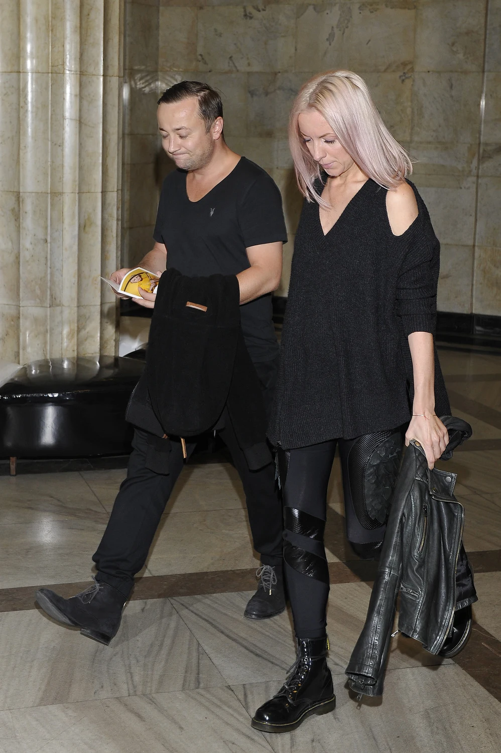 Czesław Mozil z żoną