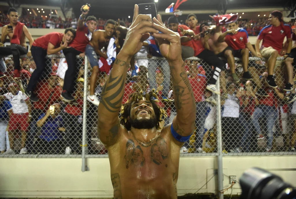 Roman Torres po awansie Panamy na MŚ. Roman Torres po awansie Panamy na MŚ.