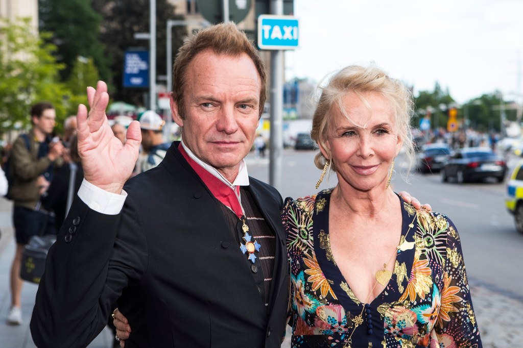 Sting z żoną Trudie Styler