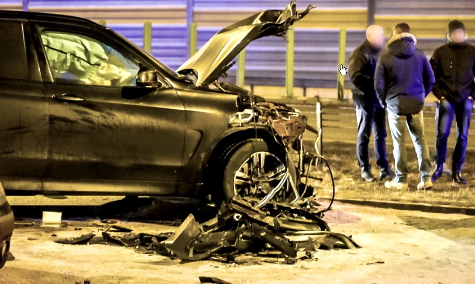 Tym BMW X5 jechał sprawca karambolu