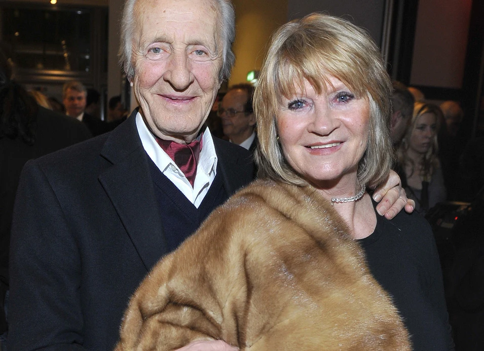 Monika Dzienisiewicz-Olbrychska z trzecim mężem, Andrzejem Kopiczyńskim