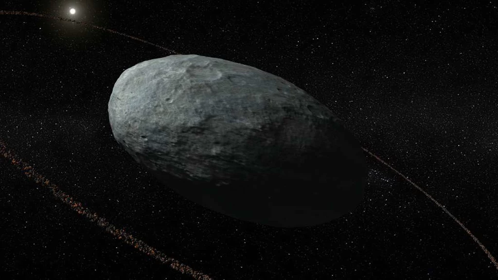 Haumea to pierwsza nam znana planeta karłowata z pierścieniem