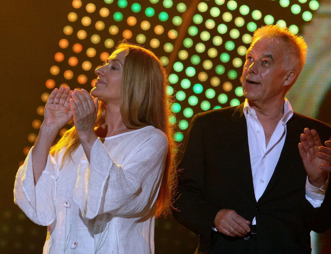 Anna Szałapak nie żyje. Artystka Piwnicy pod Baranami miała 65 lat. Na zdjęciu z Janem Kantym Pawluśkiewiczem Anna Szałapak nie żyje. Artystka Piwnicy pod Baranami miała 65 lat. Na zdjęciu z Janem Kantym Pawluśkiewiczem