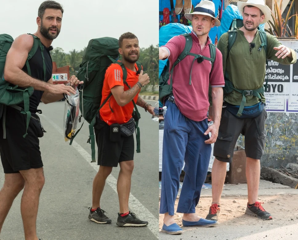 Michał Piróg z partnerem oraz Antek Pawlicki z kolegą Michał Piróg z partnerem oraz Antek Pawlicki z kolegą