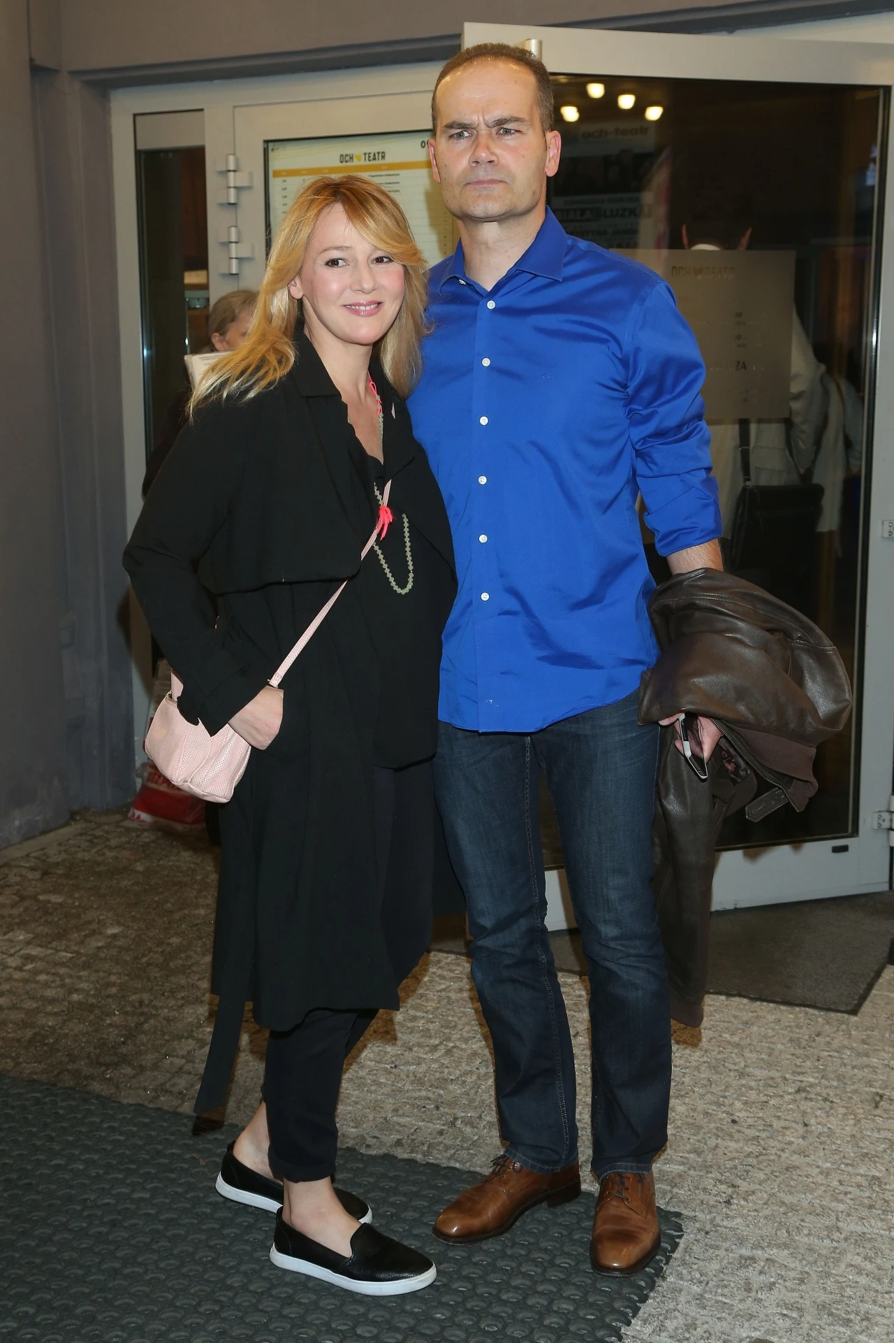 Kasia Kwiatkowska, na zdjęciu z Michałem Zielińskim