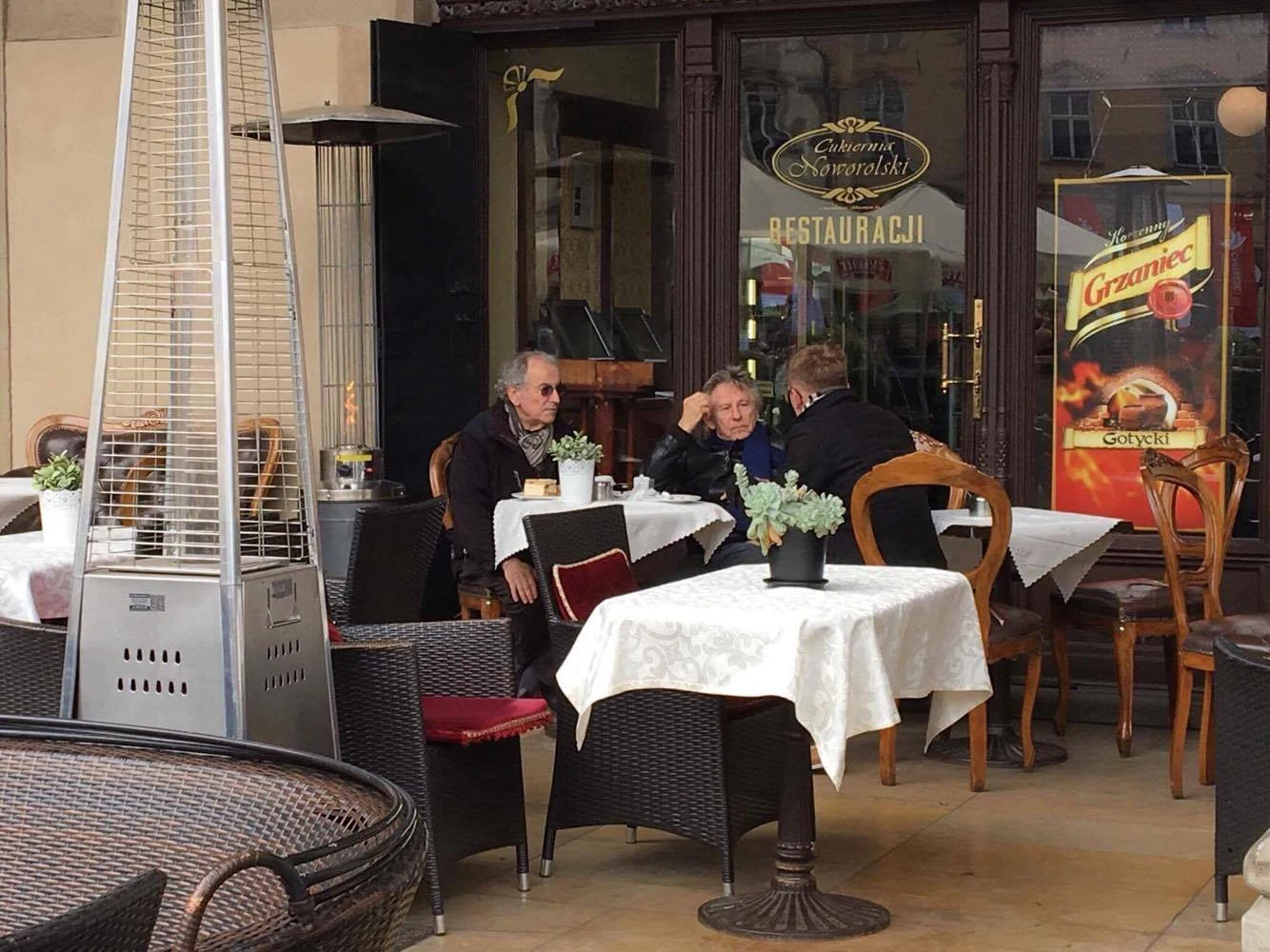 Roman Polański i Ryszard Horowitz w Krakowie