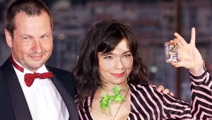 Lars von Trier i Björk na festiwalu w Cannes (2000)