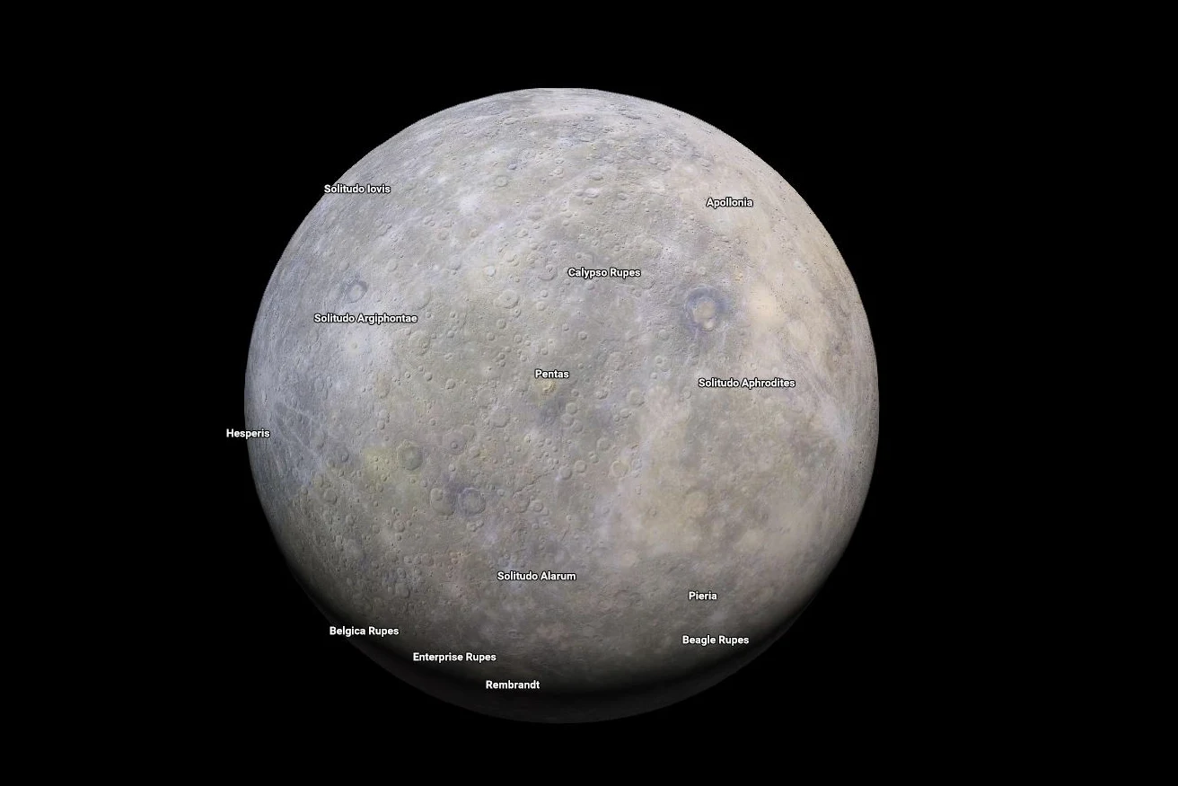 Merkury na Mapach Google Merkury na Mapach Google