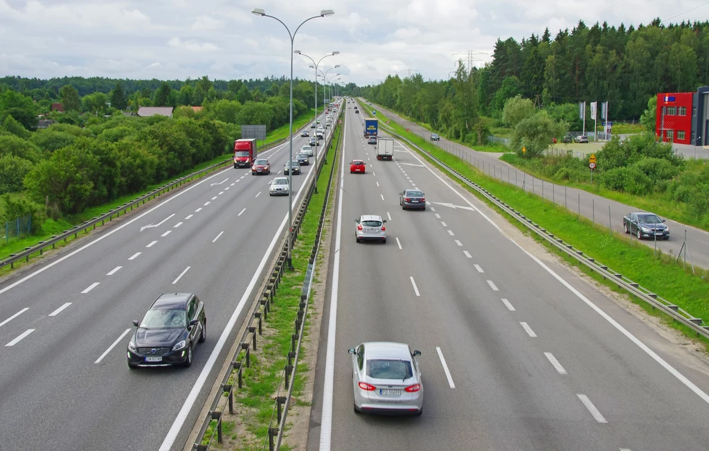 Jeden z już istniejących odcinków drogi S6