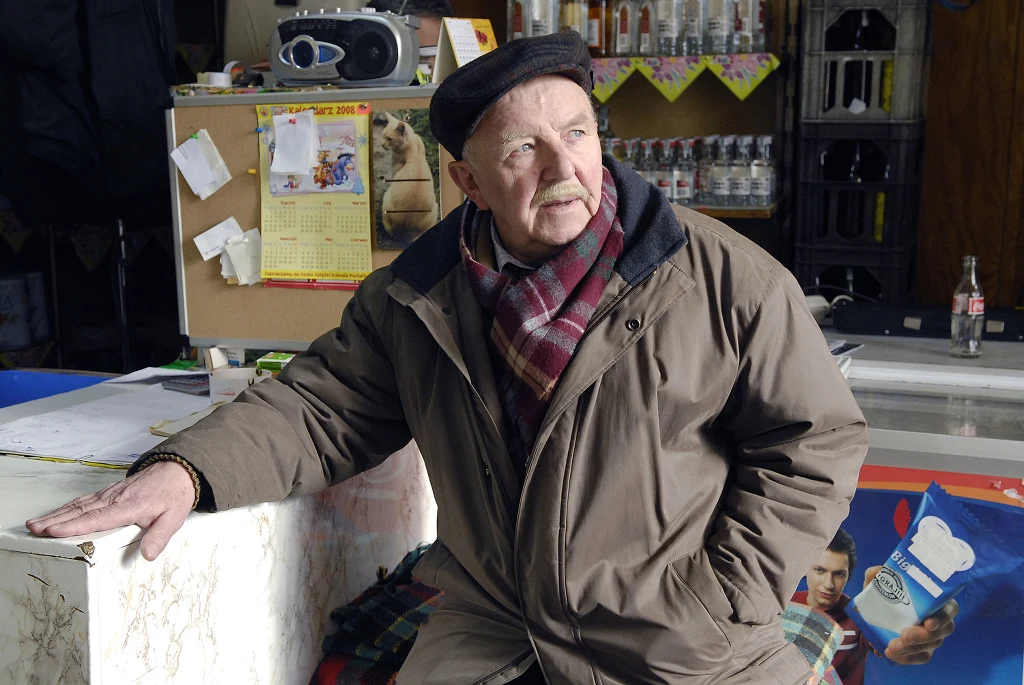 Jerzy Turek na planie "Złotopolskich", 2008 rok