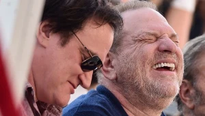 Harvey Weinstein (P) był producentem wielu filmów Quentina Tarantino (L)