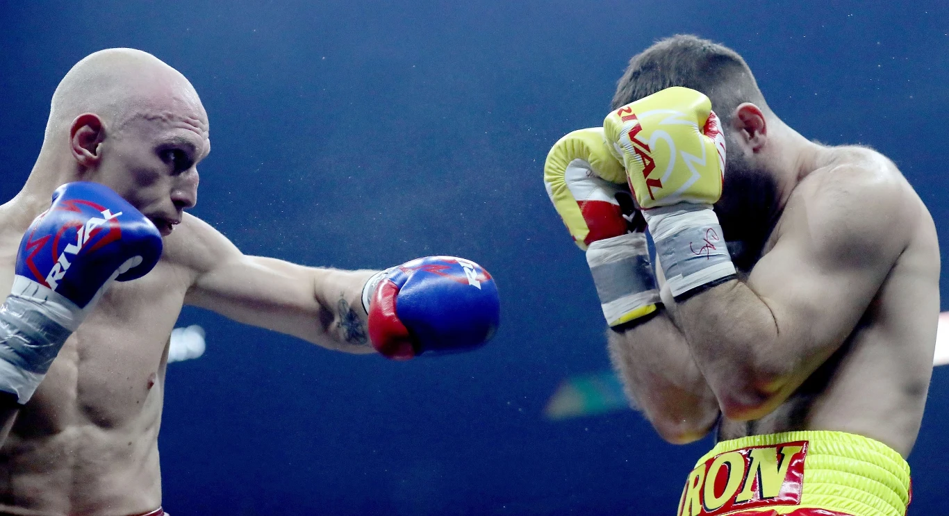 Krzysztof Włodarczyk (z lewej) i Murat Gasijew