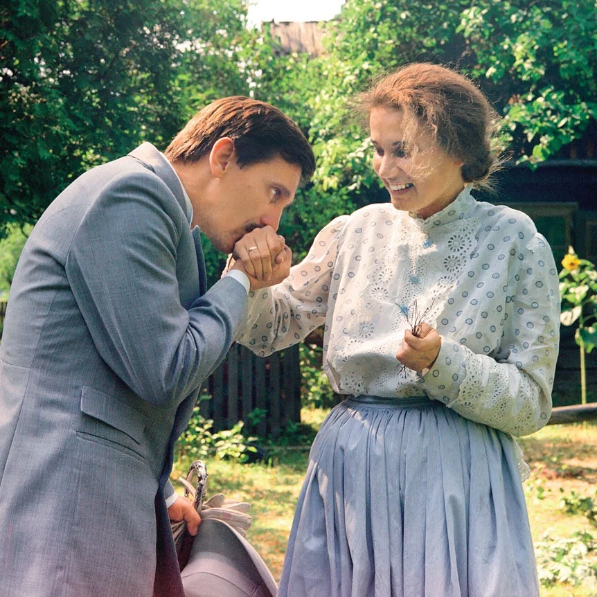 Jan Englert i Joanna Trzepiecińska Jan Englert i Joanna Trzepiecińska